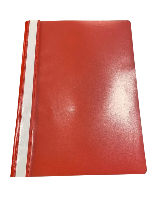 A4 Red Plastic Report Folder