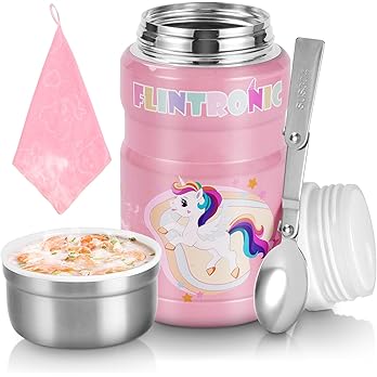 Thermos Container - Flintronic Pink Unicorn