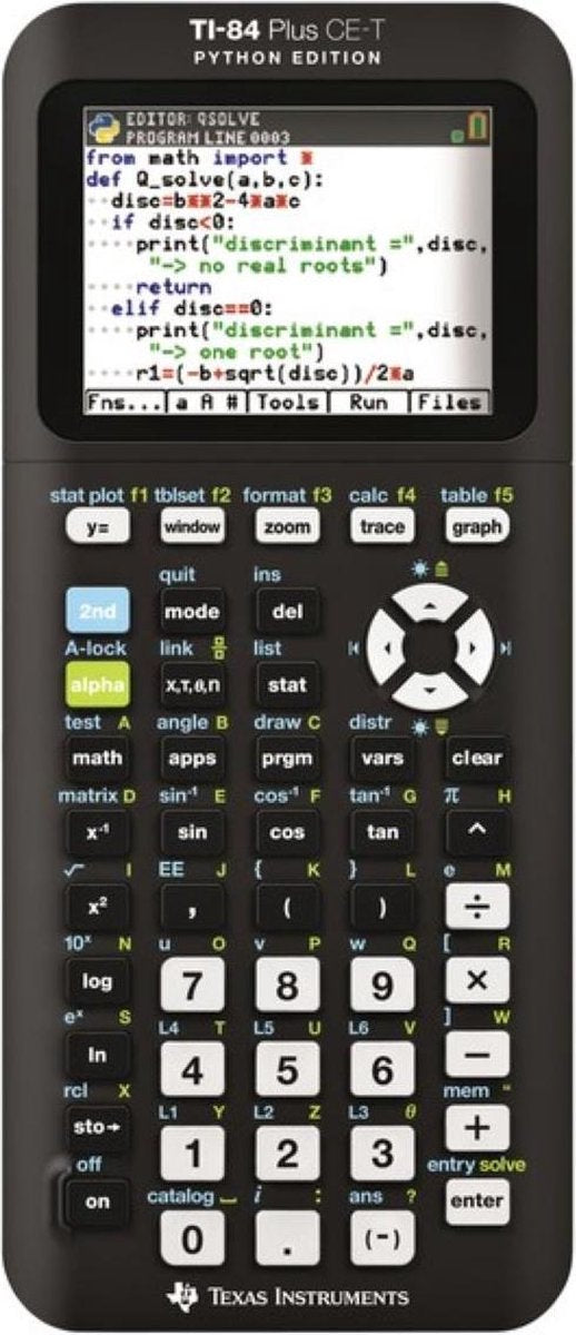 Graphing Calculator : TI-84 Plus CE-T Python Edition