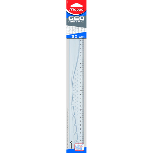 Geometric Ruler Maped 30cm